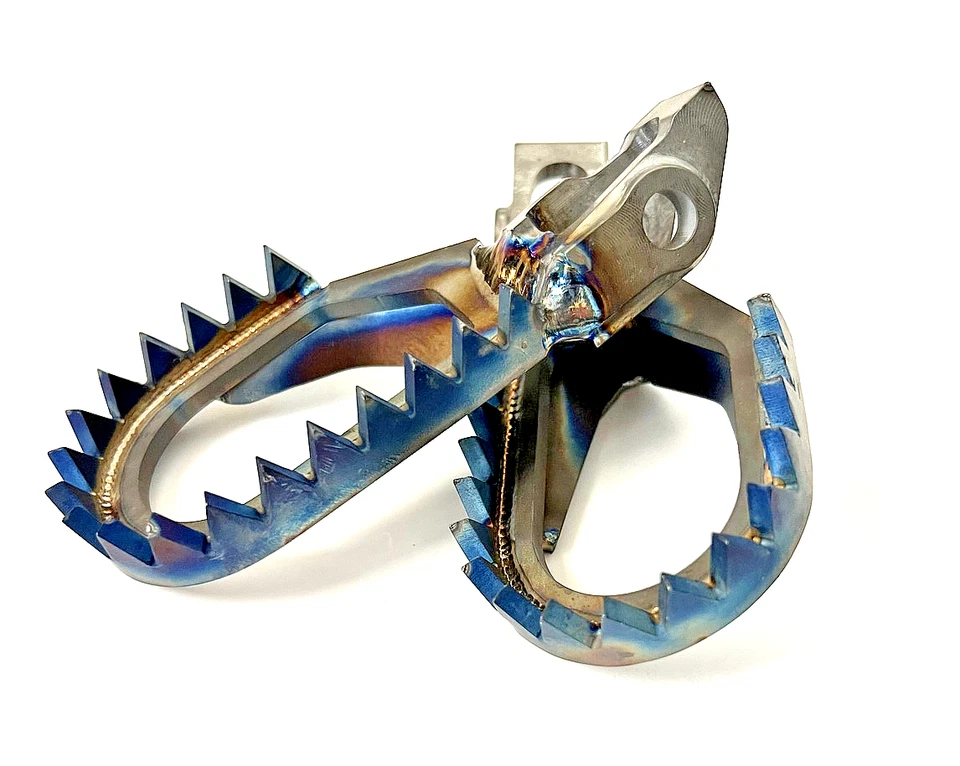 KTM SX 125 - 300 2016 -22 Stainless Steel Foot Pegs Husqvarna TC125 Gas Gas MC - Image 3 of 4