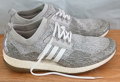 Adidas Pure Boost XG Women's Gray Knit Running Training Golf Shoes