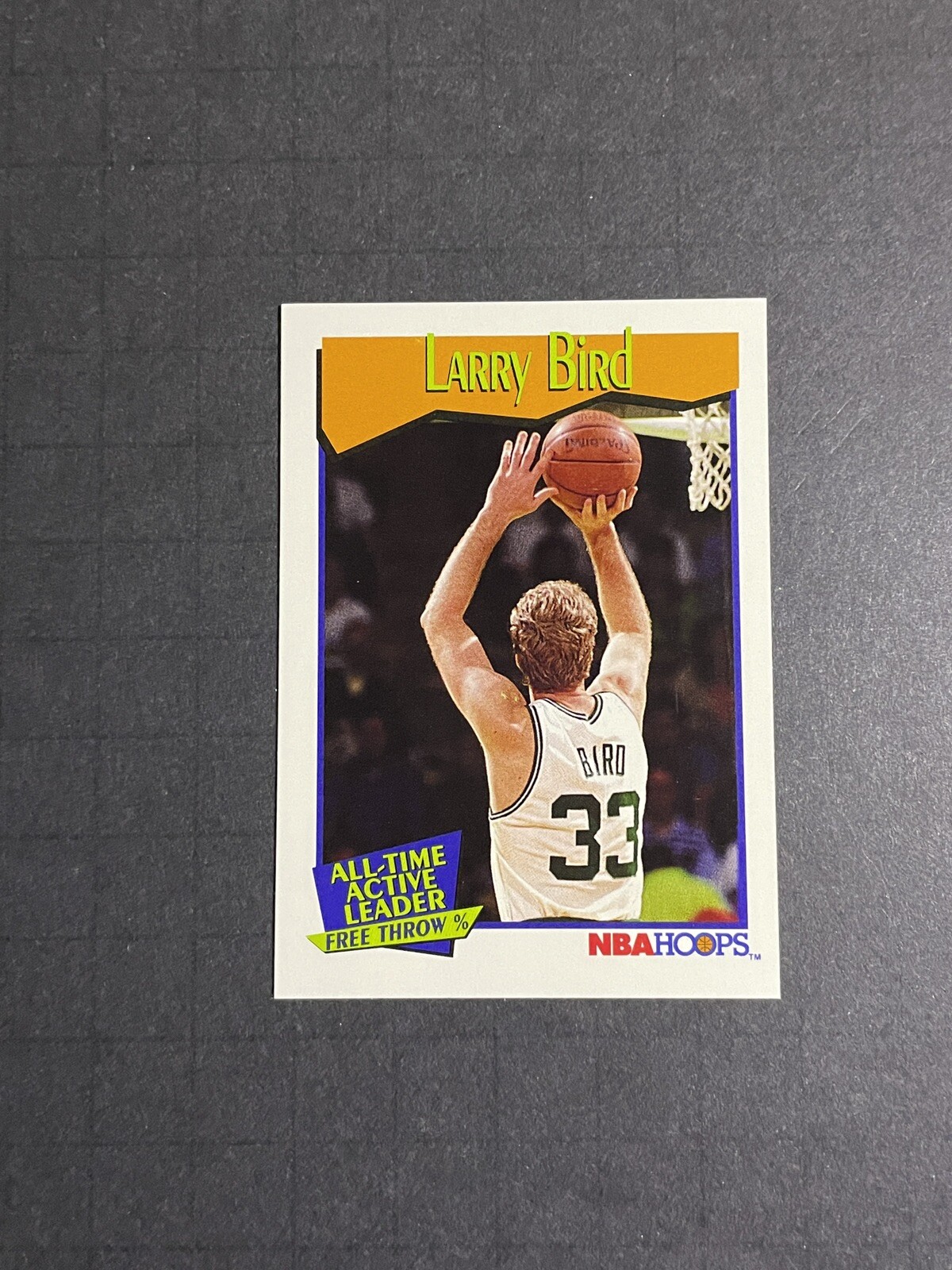 1991-92 NBA Hoops Larry Bird Stat Leader #432 - Boston Celtics (1)
