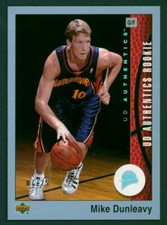 2002-03 Upper Deck UD Authentics MIKE DUNLEAVY Rainbow RC Rare Warriors SP #/25
