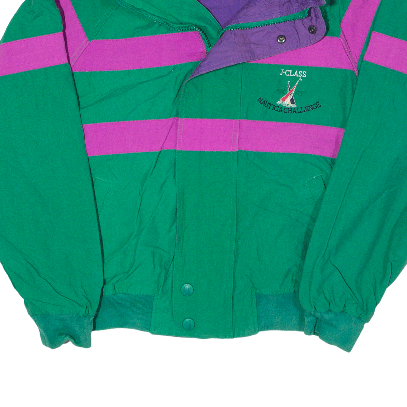 NAUTICA Jacket Green Mens L eBay