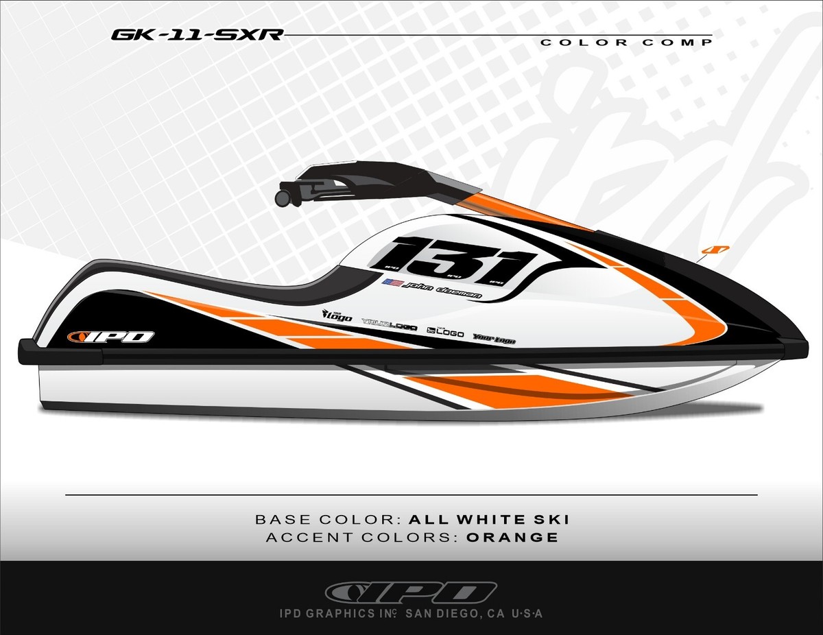 IPD Jet Ski Graphic Kit for Kawasaki 800 SXR (Tech Design) | eBay