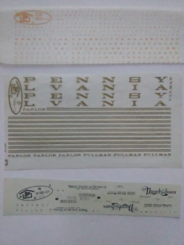 Fly By Night Industries Dry Transfer Lettering Practice Package FBN-01 ~ TS - Image 4 of 4