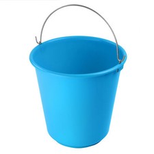 Plastic Pail with Handle 11.5 Quart (2.8 Gallon Bucket), 39-1229
