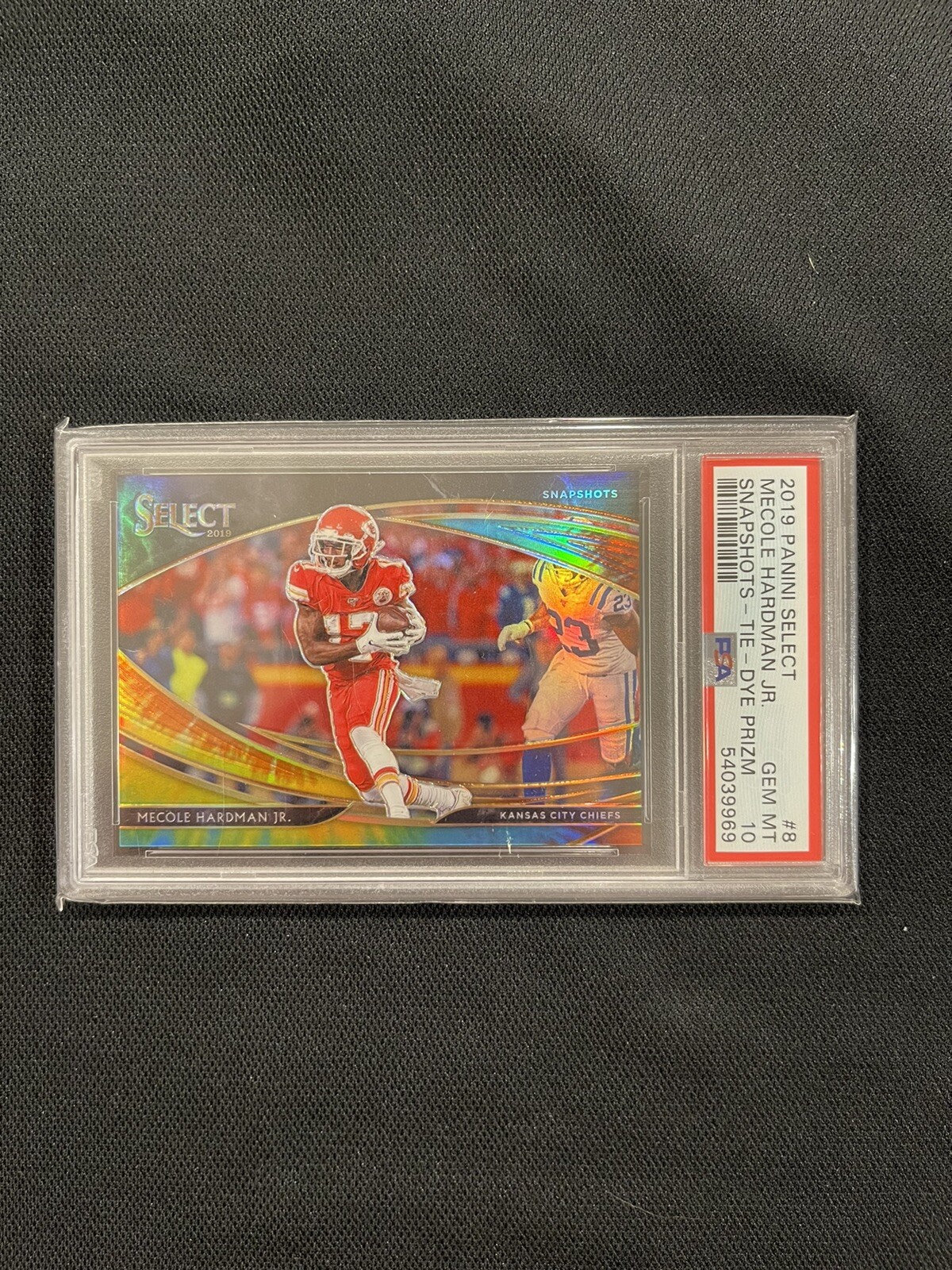 Mecole Hardman Panini Select Snapshots #8 Tie-Dye Prizm