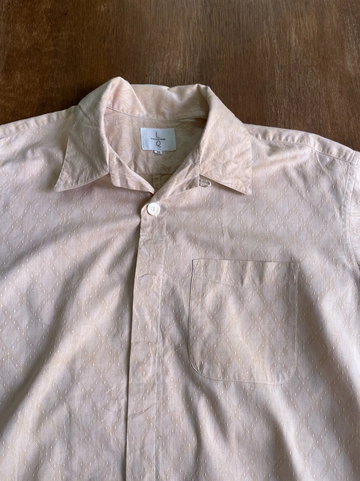 Y"s for men L.Q Camp Collar Shirt Hidden Button Made in Japan - Image 2 of 4