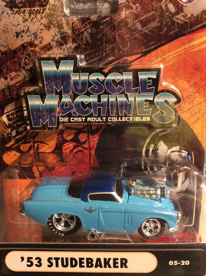Muscle Machines 1953 Studebaker Coupe 53 Studebaker 1/64 die cast - - Image 3 of 3