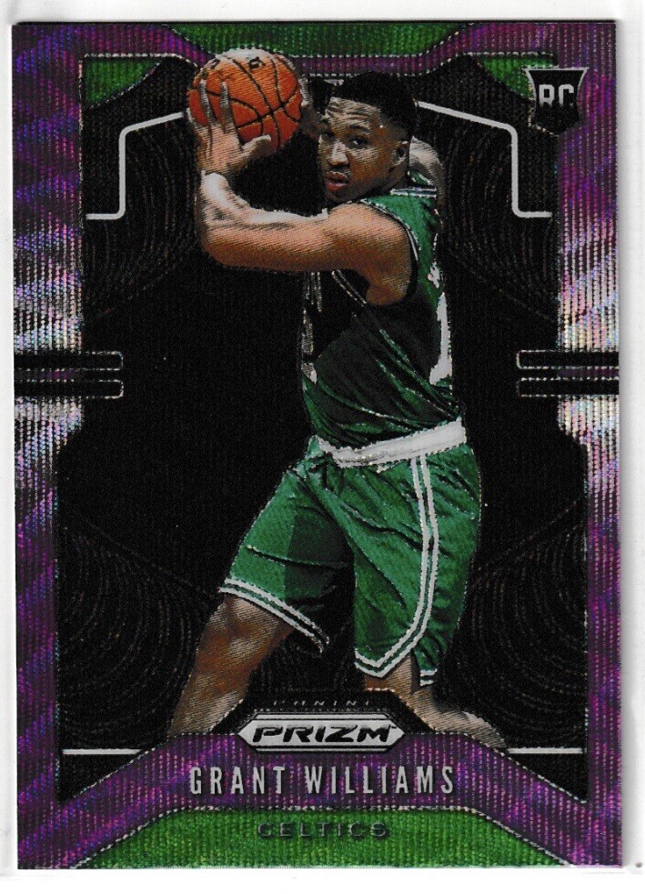 2019-20 Panini Prizm Basketball Purple Wave GRANT WILLIAMS Rookie Card! RC!