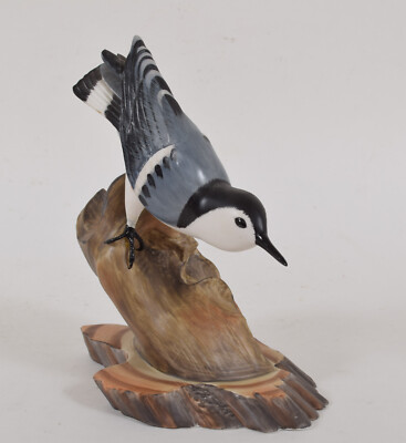 Wedgwood Nuthatch Bird Modeled by Walt Ruch Ltd Ed 259/500 with Box