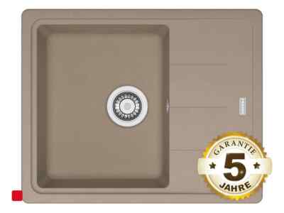 Franke Basis BFG 611-62 Cashmere Fragranit Grau Spülbecken Küchenspüle Auflage