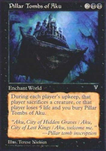 1x Pillar Tombs of Aku - Visions - Moderately Played, English - MTG!