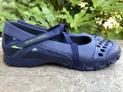 skechers mary jane navy