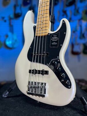 Fender Player II Modified Active Jazz Bass V Olympic Pearl Maple! 104