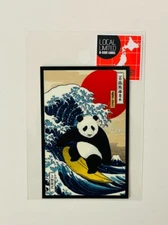 B-Side Label Sticker Tokyo Ueno Store Limited Surfing Panda UV&Water Protective