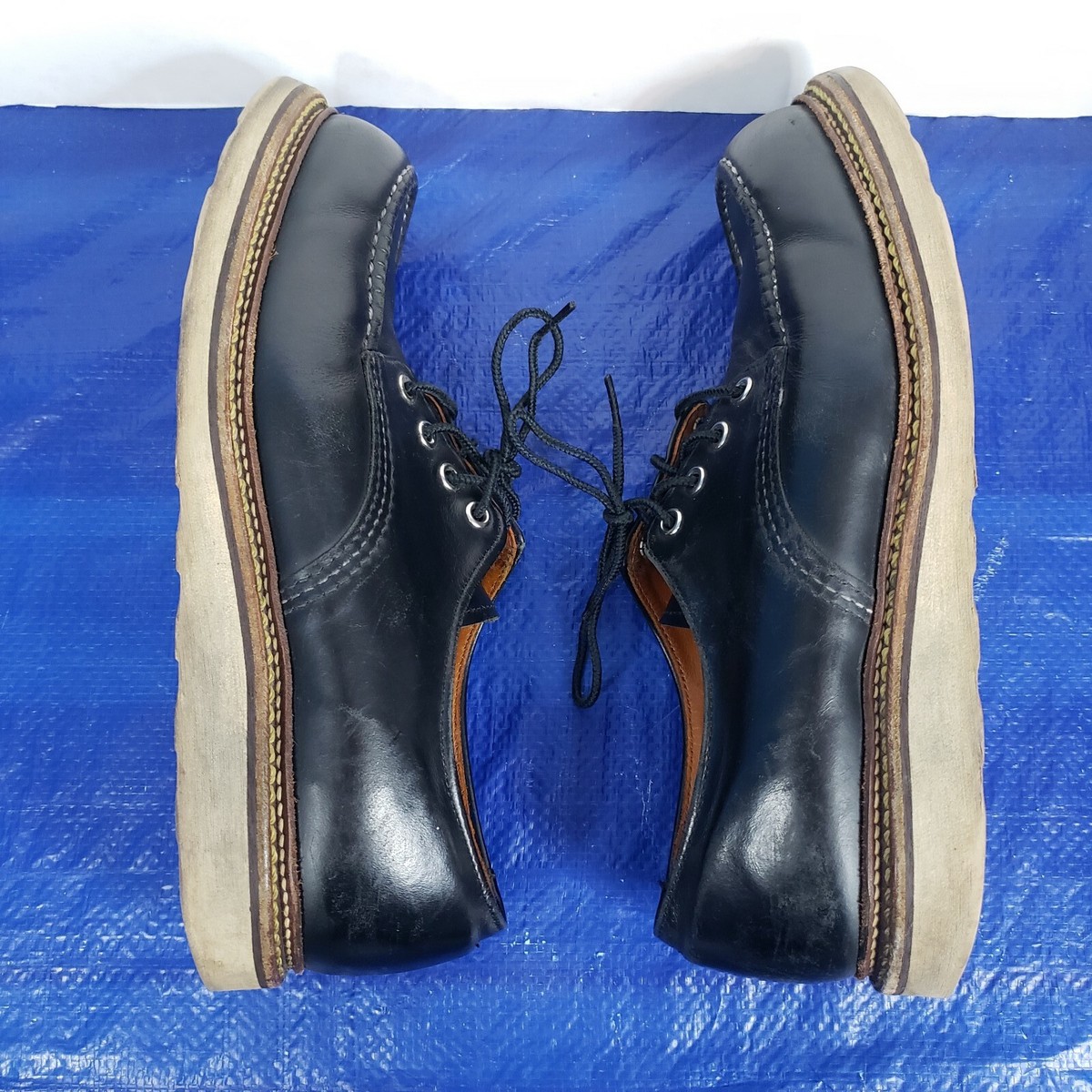Red Wing Shoes 8106 Size 9D Black Heritage Boots Low Moc Oxford | eBay