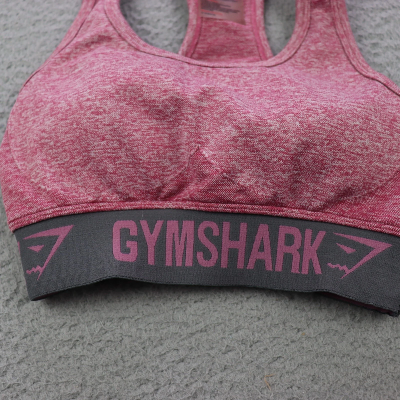gymshark sports flex racerback seamless athletic tank-bra