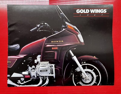 New! Genuine 1987 Honda Gold Wing GL1200 GL1200A GL1201 Brochure u