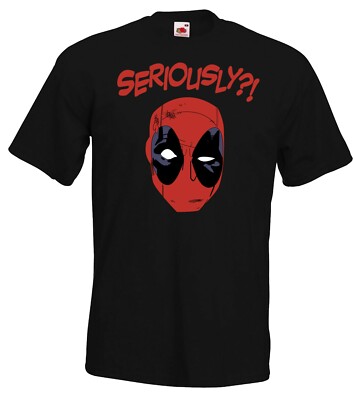 Youth Designz Deadpool Herren T-Shirt Print Logo Ironman Hulk Thor Lustig Spruch