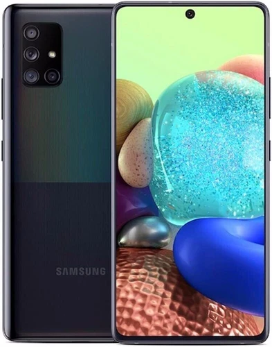 Samsung Galaxy A71 5G SM-A716U 128GB GSM Unlocked Black Smartphone - OPEN BOX - - 第 2/7 張圖片