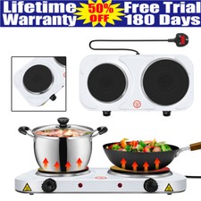Electric Hob Double Single Ring Table Top Hot Plate Powerful Portable Cooker NEW