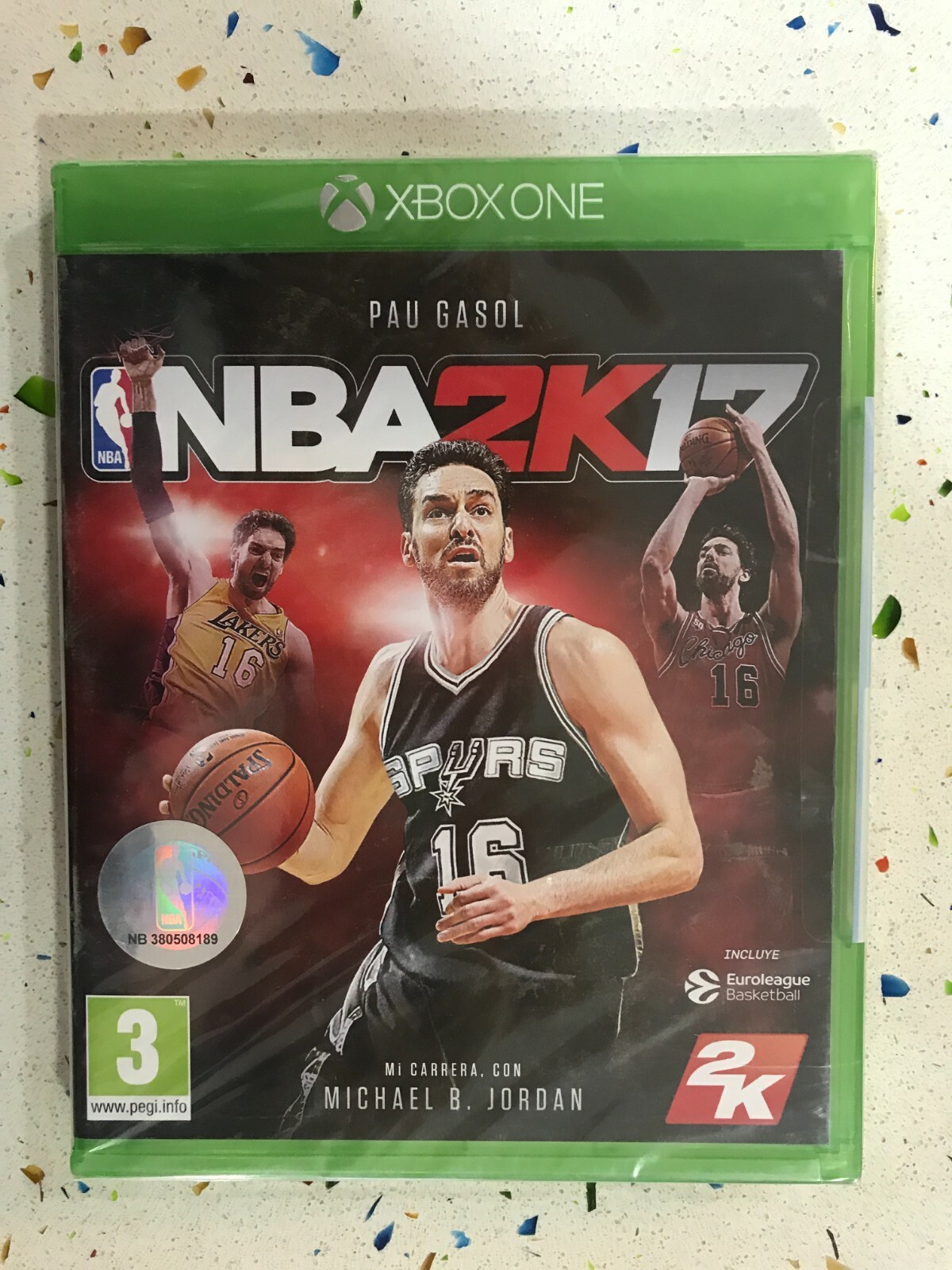 NBA 2K17 XBOX ONE Pau Gasol Euroligue Basketball AM