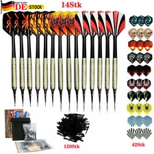 Dartpfeile Set 14 Softdart Pfeile mit 42 Flig...