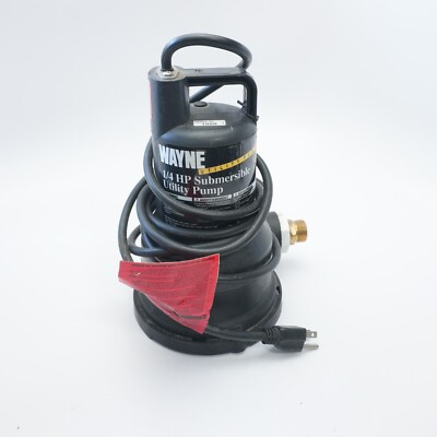 #ad Wayne VIP25 24711 Submersible Non Clogging Vortex Utility Pump 1 4 hp $59.95