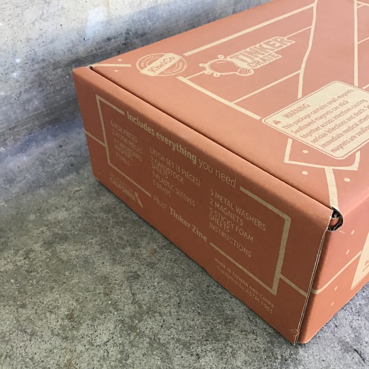 Kiwi Co Tinker Crate Puzzle Box Age 9+ #f1463-tbox STEM Science