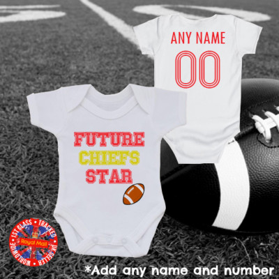 Future Chiefs Star Baby Grow, personalisiert USA Amerika