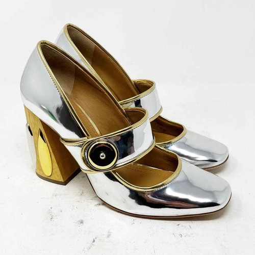 Tory Burch Size 8 Madison Metallic Mary 