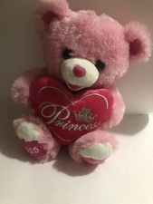 Dan Dee Sweetheart Teddy Bear Valentines Day Pink Princess Plush 2015