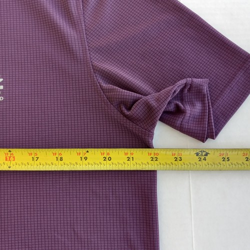 IZOD Golf Short Sleeve Purple Polo Shirt Size Men's Medium - Picture 11 of 13