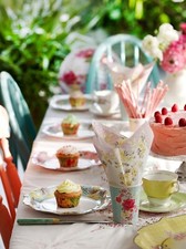 Beautiful Truly Scrumptious Vintage Tea Party Tableware