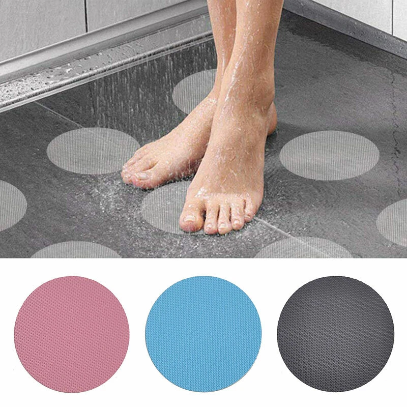 10PCS No Slip Bathtub Stickers Anti-Slip Shower Safety Bath Mat Transparent  Pads