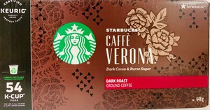 starbucks caffe verona coffee pods