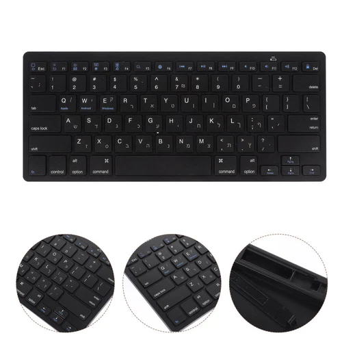Keyboard Wireless Hebrew Wireless Computer Keyboard Computer Electronic Keyboard