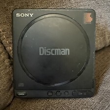 Vintage Sony Discman D-3 1987 Compact Disc Player for parts, not tested