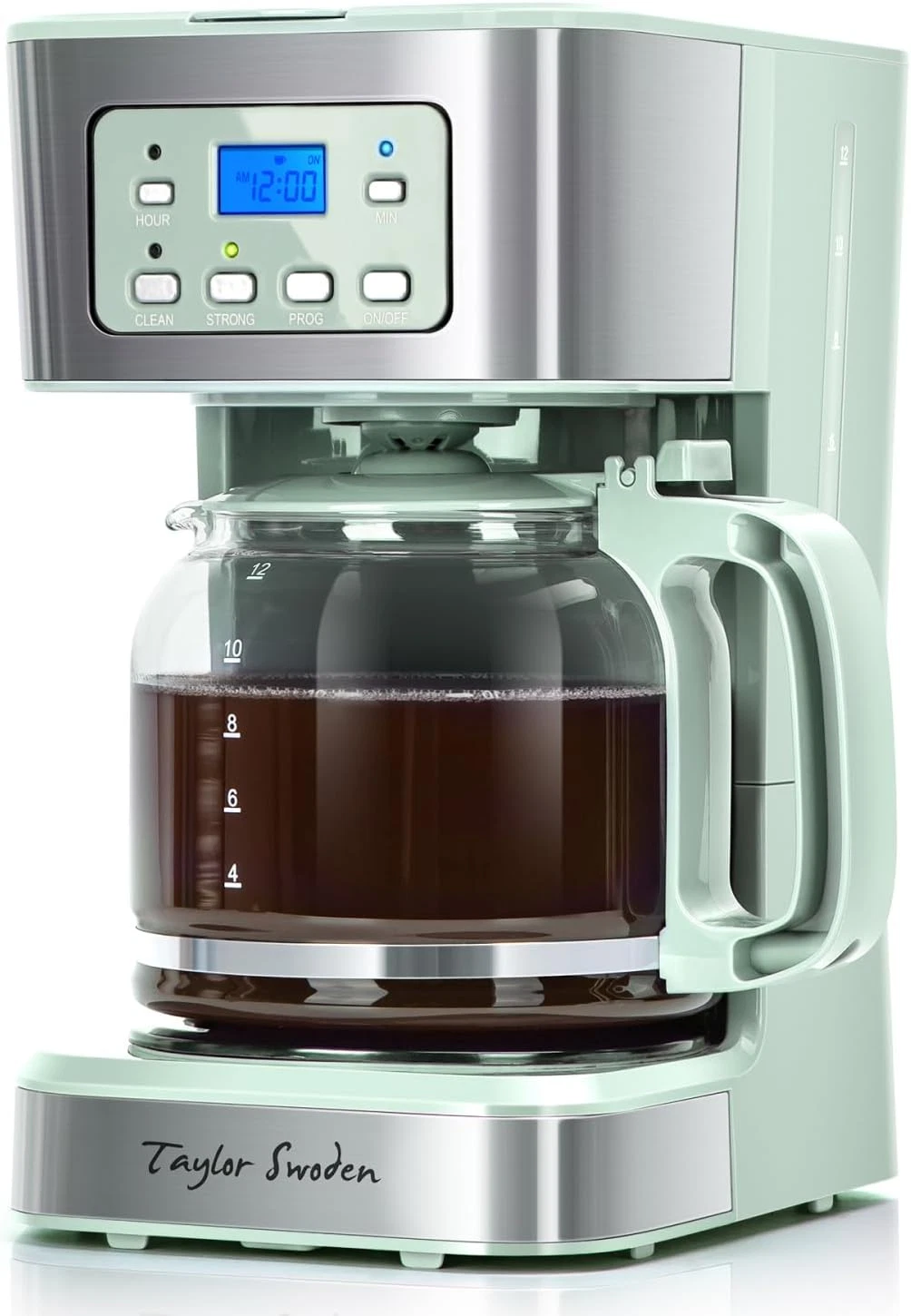 12-Cup Programmable Coffee Maker, Regular & Strong Brew Drip Coffee Machine for
Opens in a new windo
