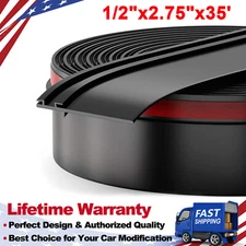 Racewill 1/2"x2.75"x35' RV Slide Out Seal Base Trailer Weather Stripping Black