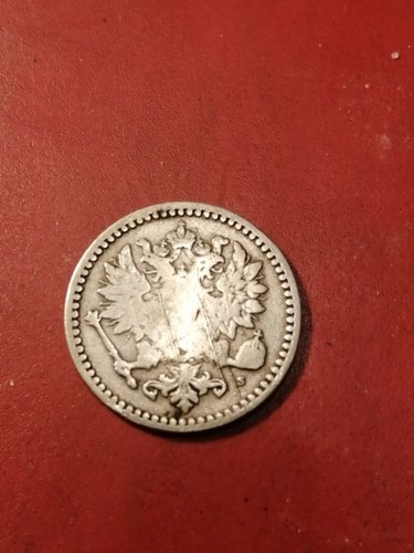Finnland * 50 Penniä 1865 Silber * guter Zustand... - Bild 2 von 2