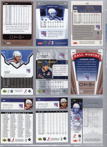 Lot of (77) JAROMIR JAGR Starter Collection - No Duplicates w/Inserts - Picture 12 of 18