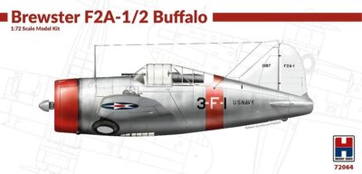 Hobby 2000 72064 Brewster F2A-1/2 Buffalo 1/72 (Hasegawa)