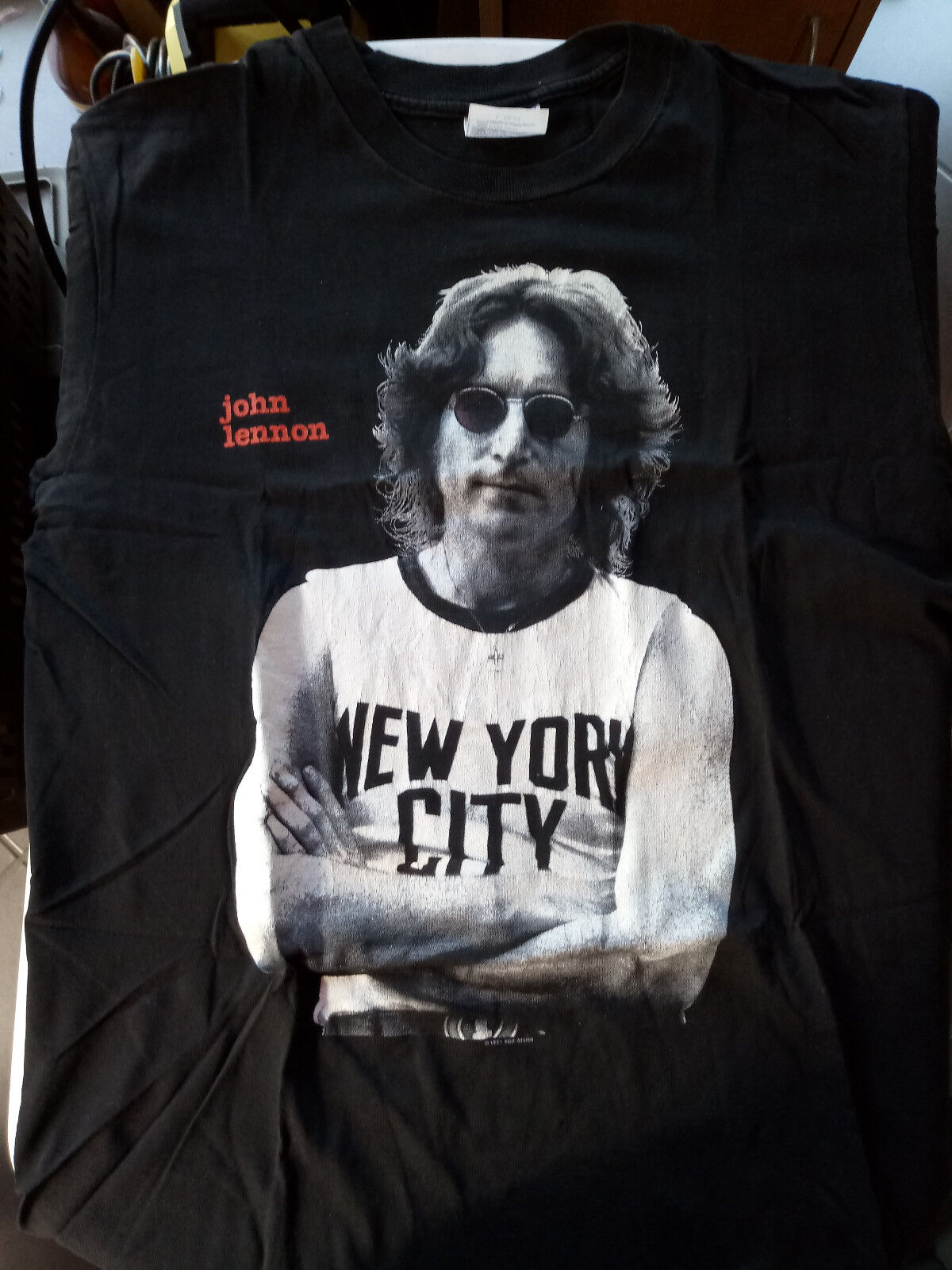 optager Ni egyptisk John Lennon original &#034;New York City/Imagine&#034; 1991 vintage t-shirt  | eBay