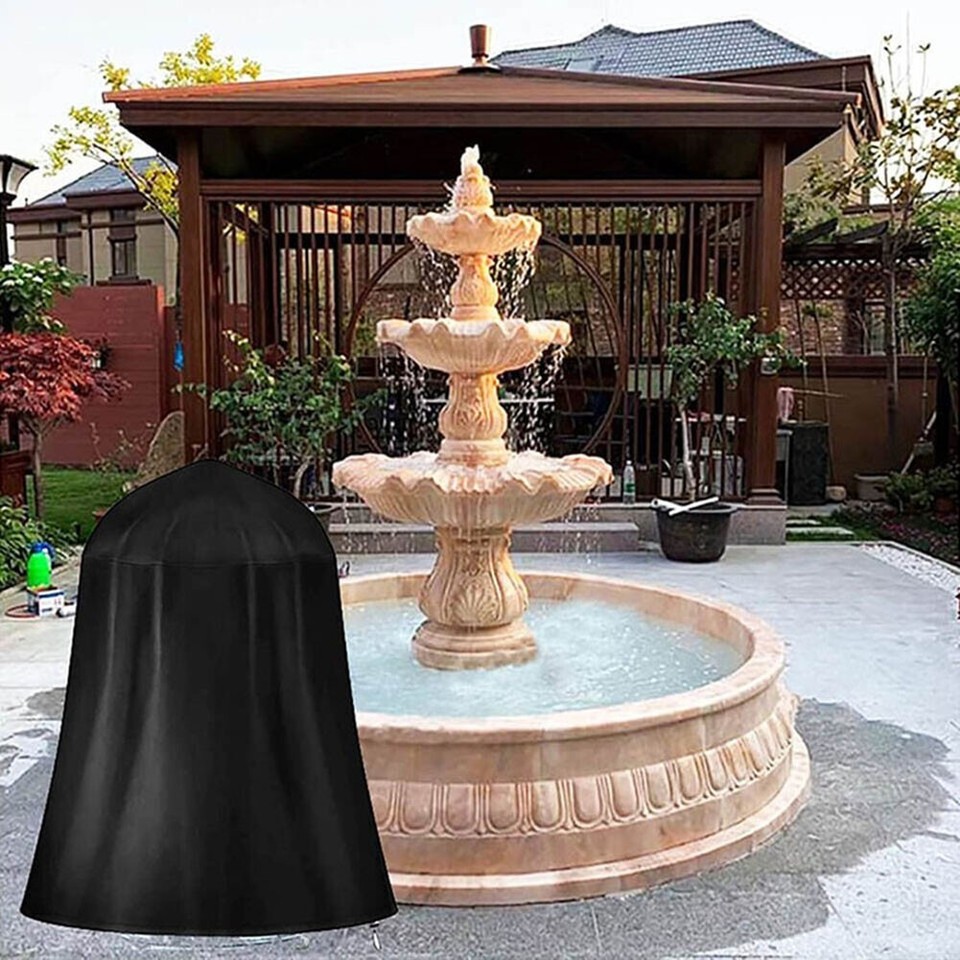 Simple and Functional Water Feature Fountain Cover D36 x H42'' for