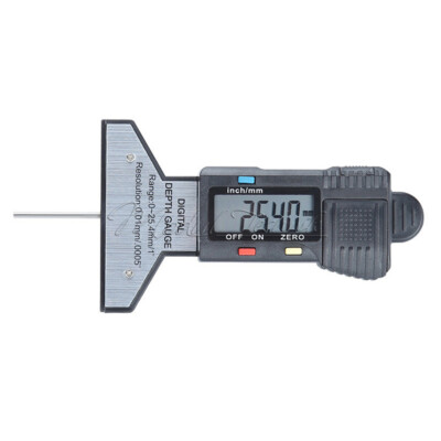 Digital Tread Depth Gauge 0-25MM Measuring Ruler Tool Electronic Car Tire Tester