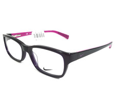 Nike Kids Eyeglasses Frames 5513 515 Black Pink Rectangular Full Rim 49-16-135