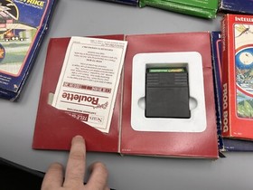 Mattel Intellivision II Includes Lot of  33 CIB Games Untested Console As Is