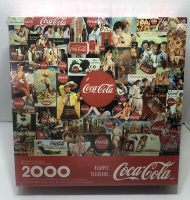 1982年製ビンテージ品、Coca-Colaジグソーパズル Spring社製 Amazon