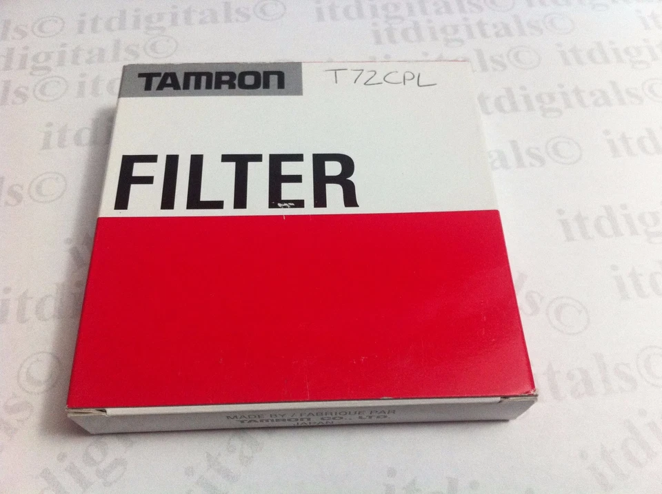 Tamron 72mm CIRCULAR POLARIZER PL Lens Glass FILTER CPL 72 mm Japan CIR-PL Tam72 - Image 2 of 3