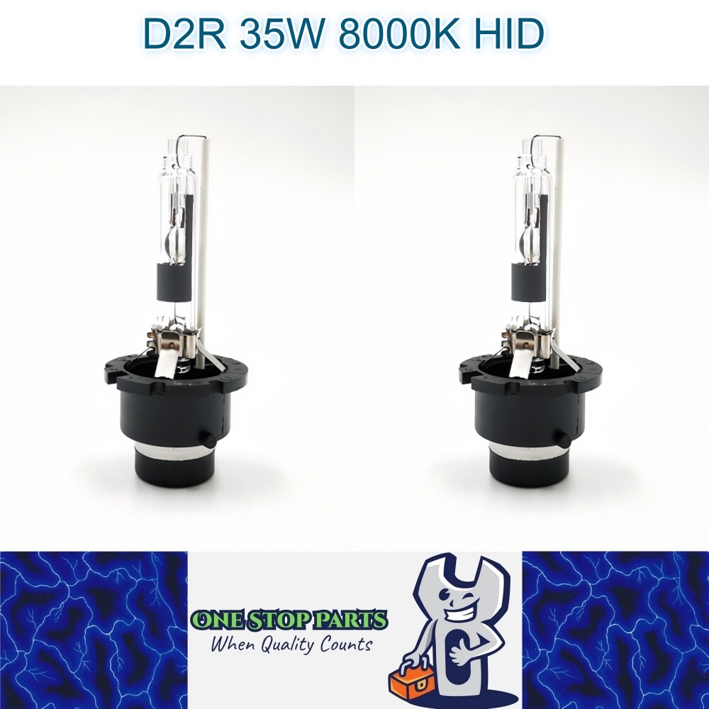 2 x D2R HID XENON globes 8000k Super Bright Quality D2R HID Bulbs (2pcs)